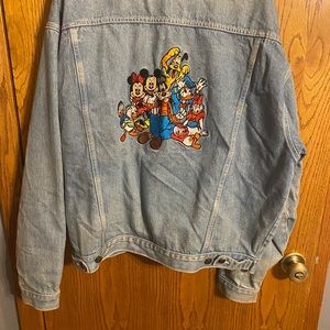 1990 Disney denim-Details include Micky buttons & embroidered back-not a patch